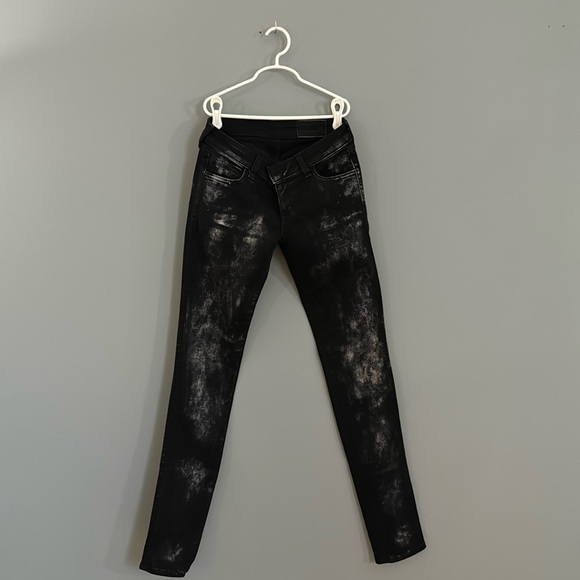 VINTAGE Siwy Jeans - 26 - Black distressed - Picture 1 of 4